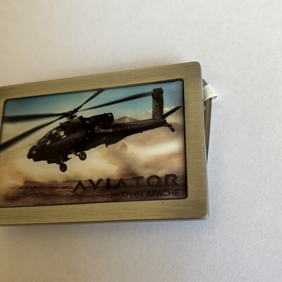 Aviator AH-64 Apache Aircraft Belt Buckle - Picture 9 of 9